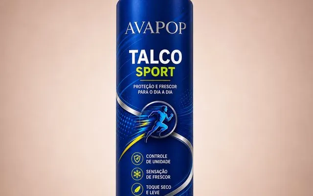 Talco desodorante para os pés Avapop