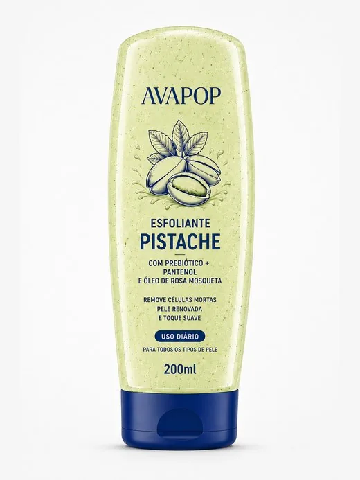 Esfoliante Corpo e Rosto Pistache