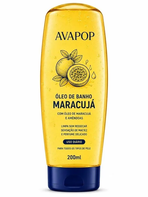 Óleo de Banho Glicerinado Maracujá