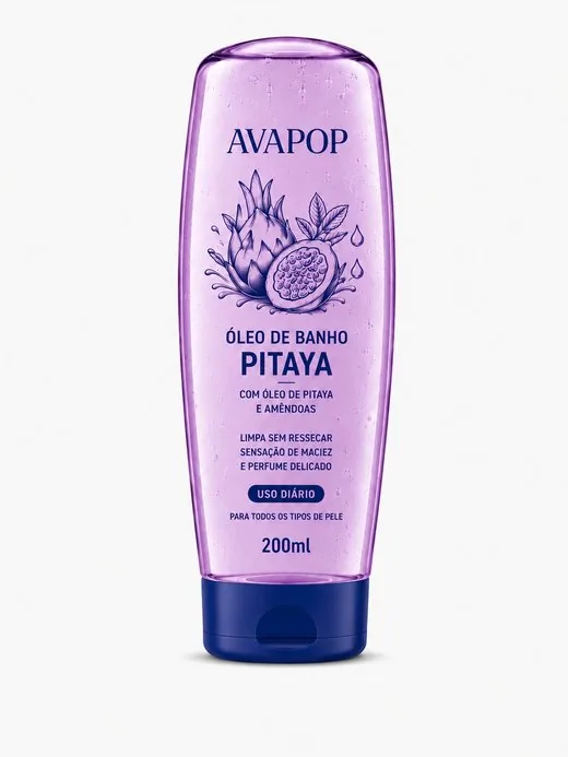 Óleo de Banho Glicerinado Pitaya