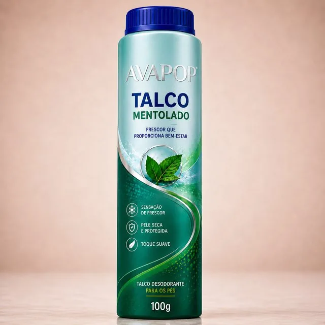 Talco Desodorante Mentolado